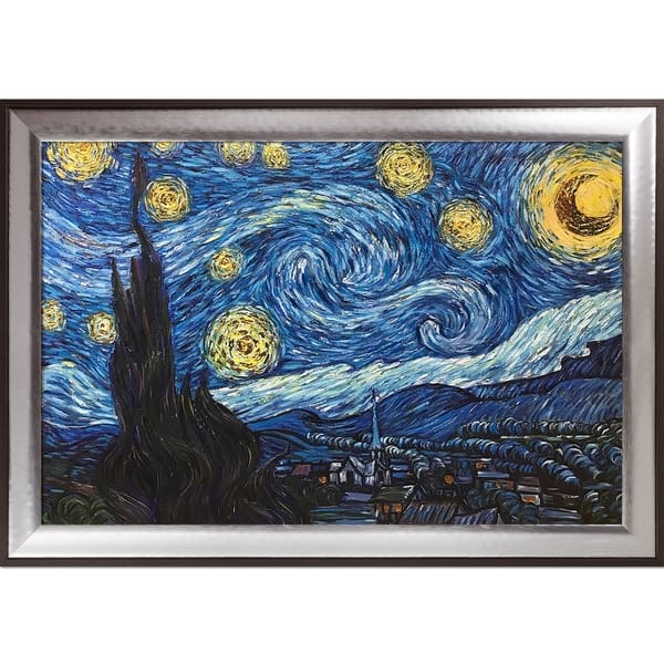 Hand Painted Vincent Van Gogh Starry Night Painting Reproduction