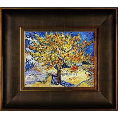 La Pastiche Vincent Van Gogh 'The Mulberry Tree' Hand Painted Oil Reproduction