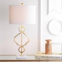 July 31" Metal LED Table Lamp, Gold Leaf by JONATHAN  Y