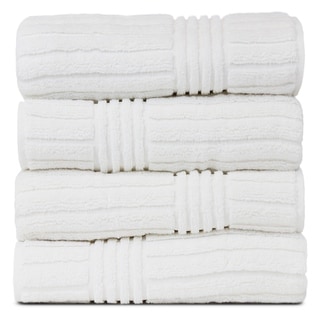 Bare Cotton Luxury Hotel - Spa Towel Natural Turkish Cotton Ribbed ...