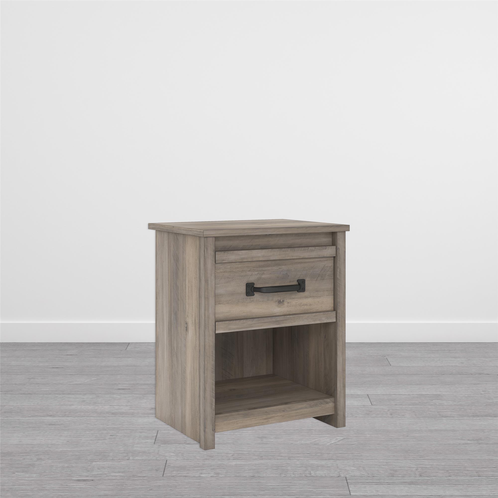 Shop The Gray Barn Millicent Grey Oak Nightstand Overstock 21906913