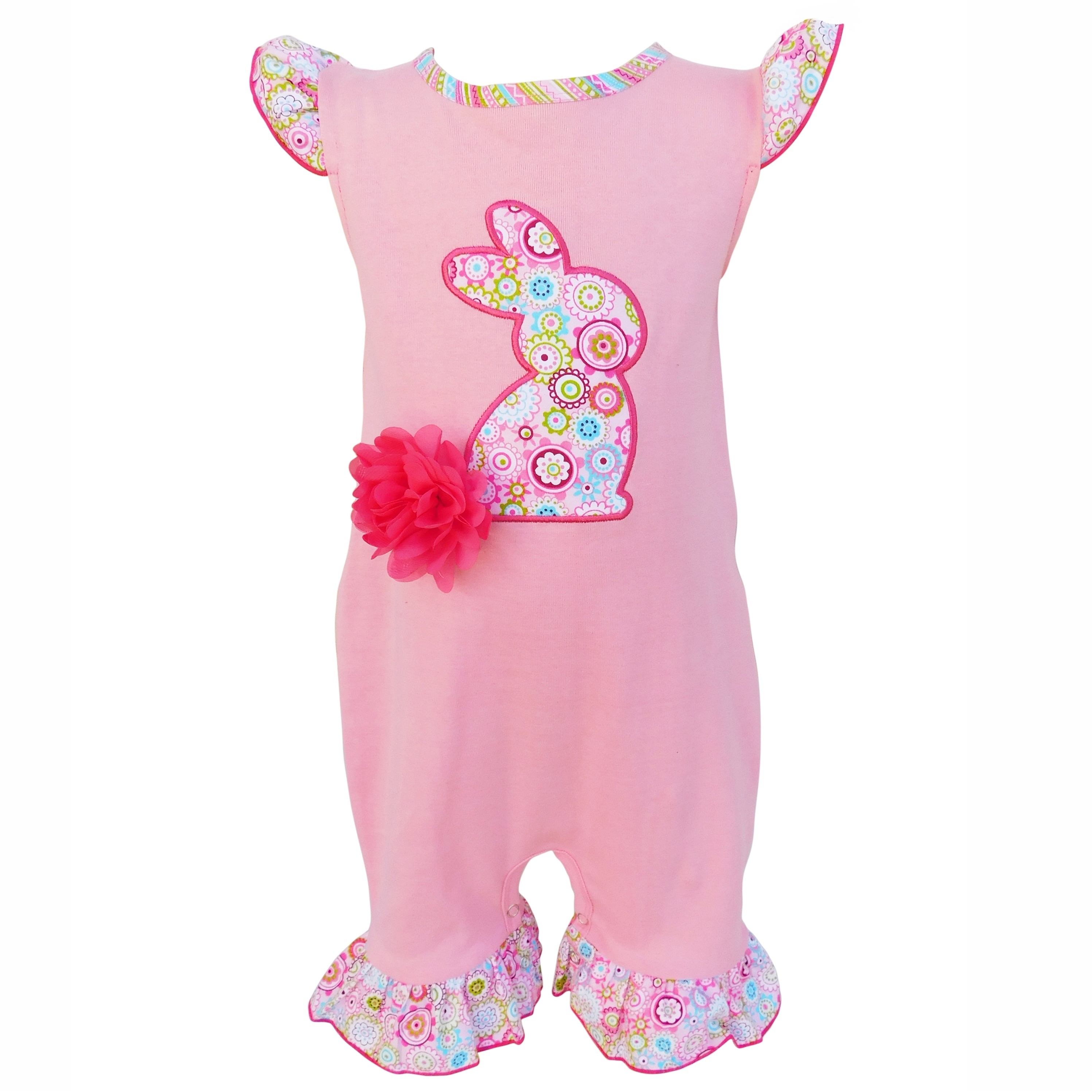 easter romper baby girl