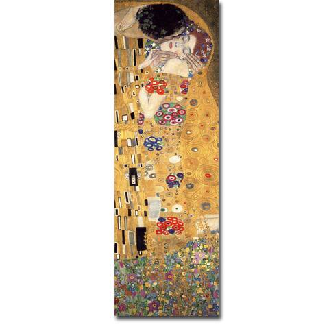 Gustav Klimt 'The Kiss' Gallery-wrapped Canvas Giclee Art