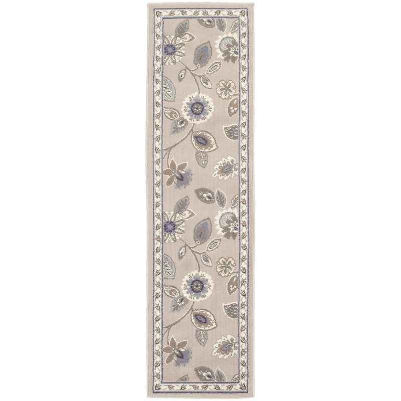 Style Haven Leadworth Casual Floral Area Rug