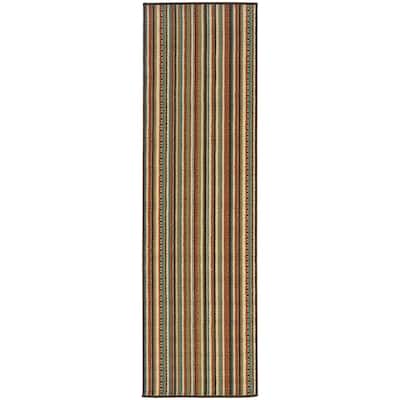 Vista Home Malta Multi-colored Striped Indoor/Outdoor Rug--