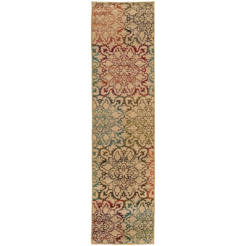 Style Haven Everleigh Floral Impressions Beige/ Multi Area Rug
