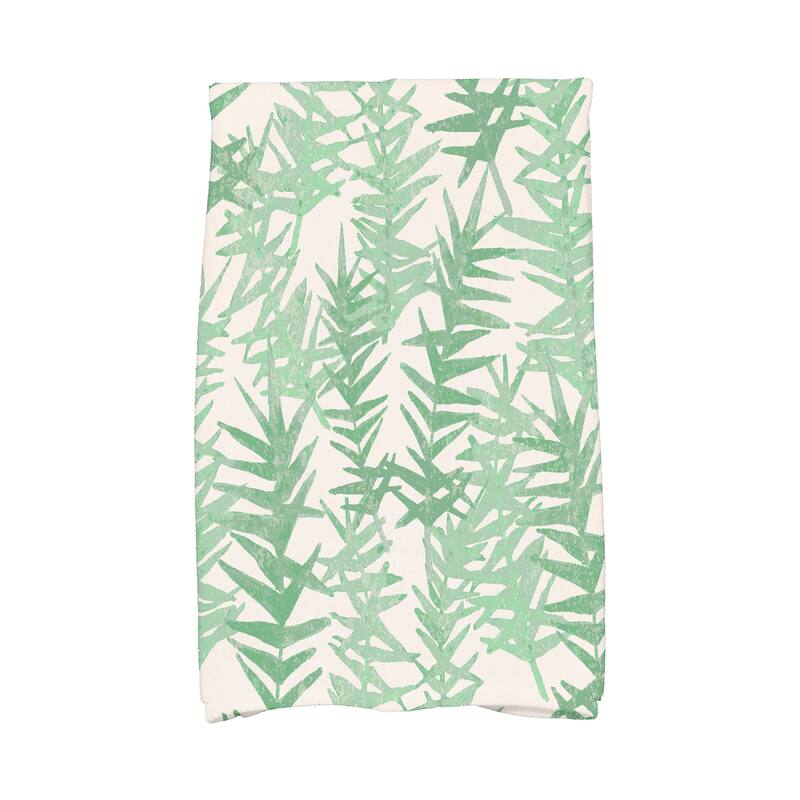 18 x 30 Inch Spikey Floral Print Hand Towel