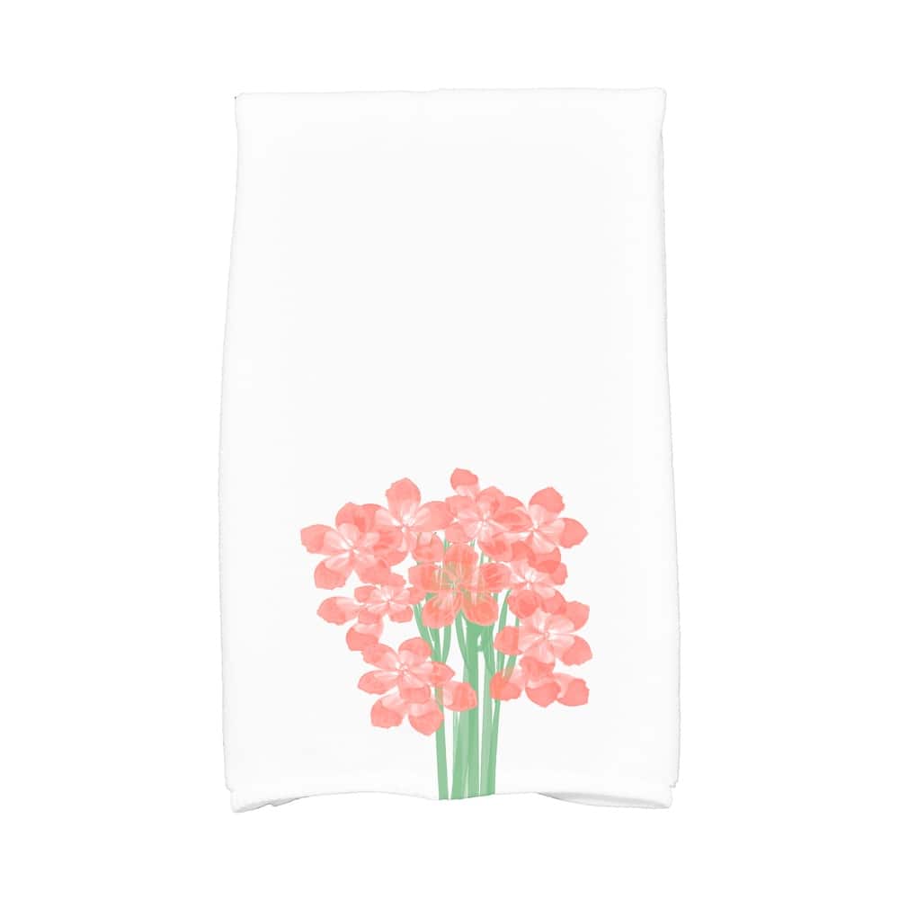 18 x 30 Inch Florpalida Floral Print Hand Towel