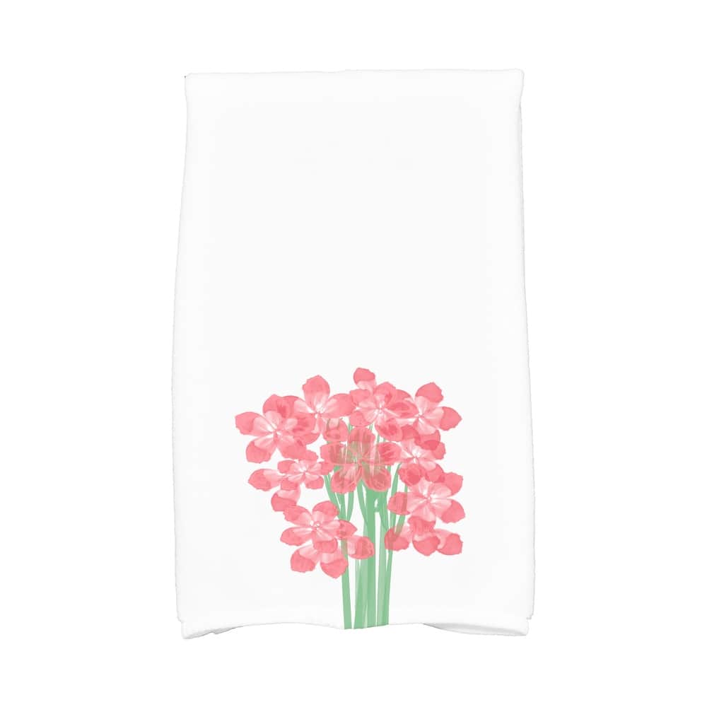 18 x 30 Inch Florpalida Floral Print Hand Towel