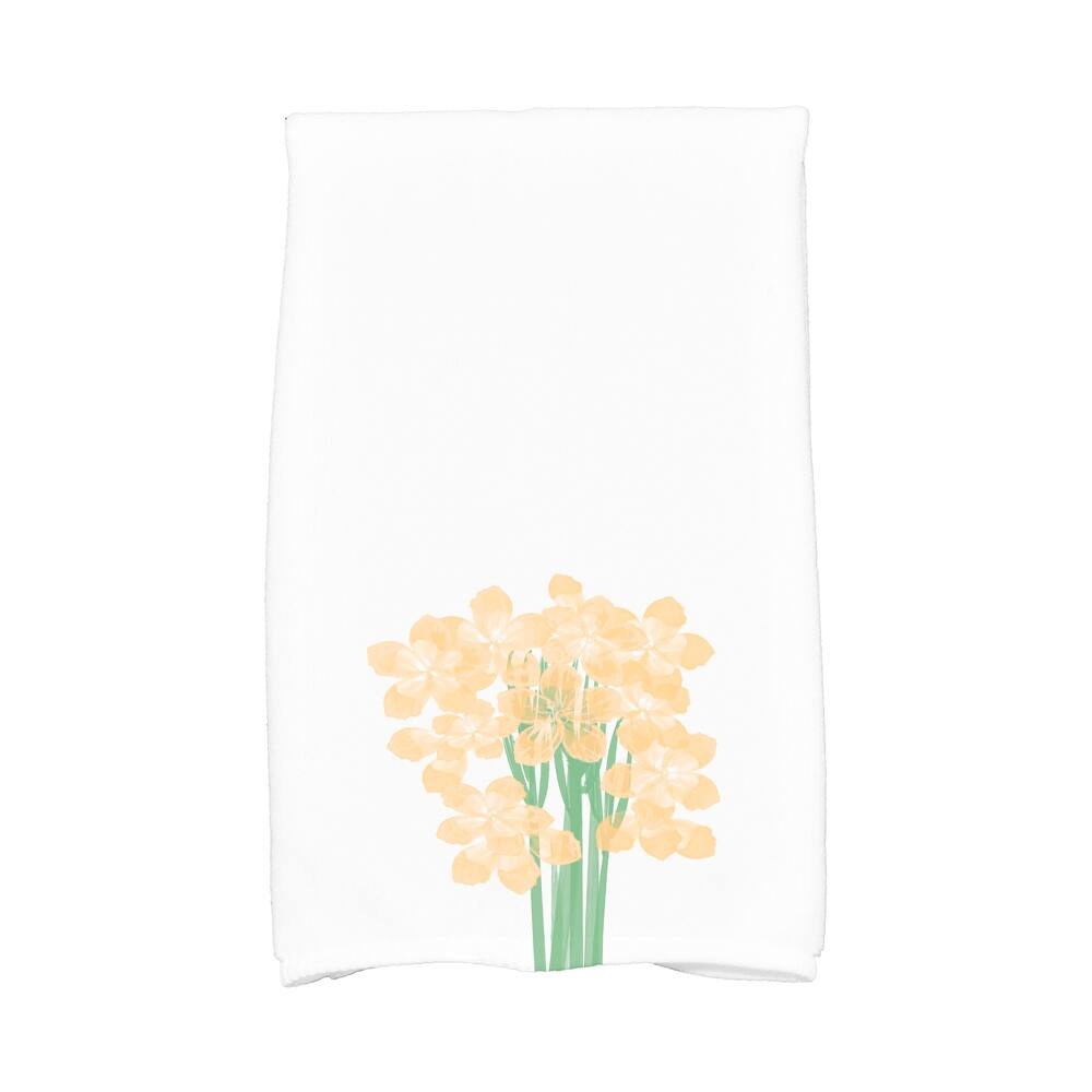 18 x 30 Inch Florpalida Floral Print Hand Towel