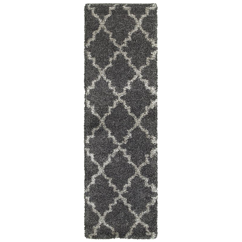 Style Haven Menlo Quatrafoil Shag Rug