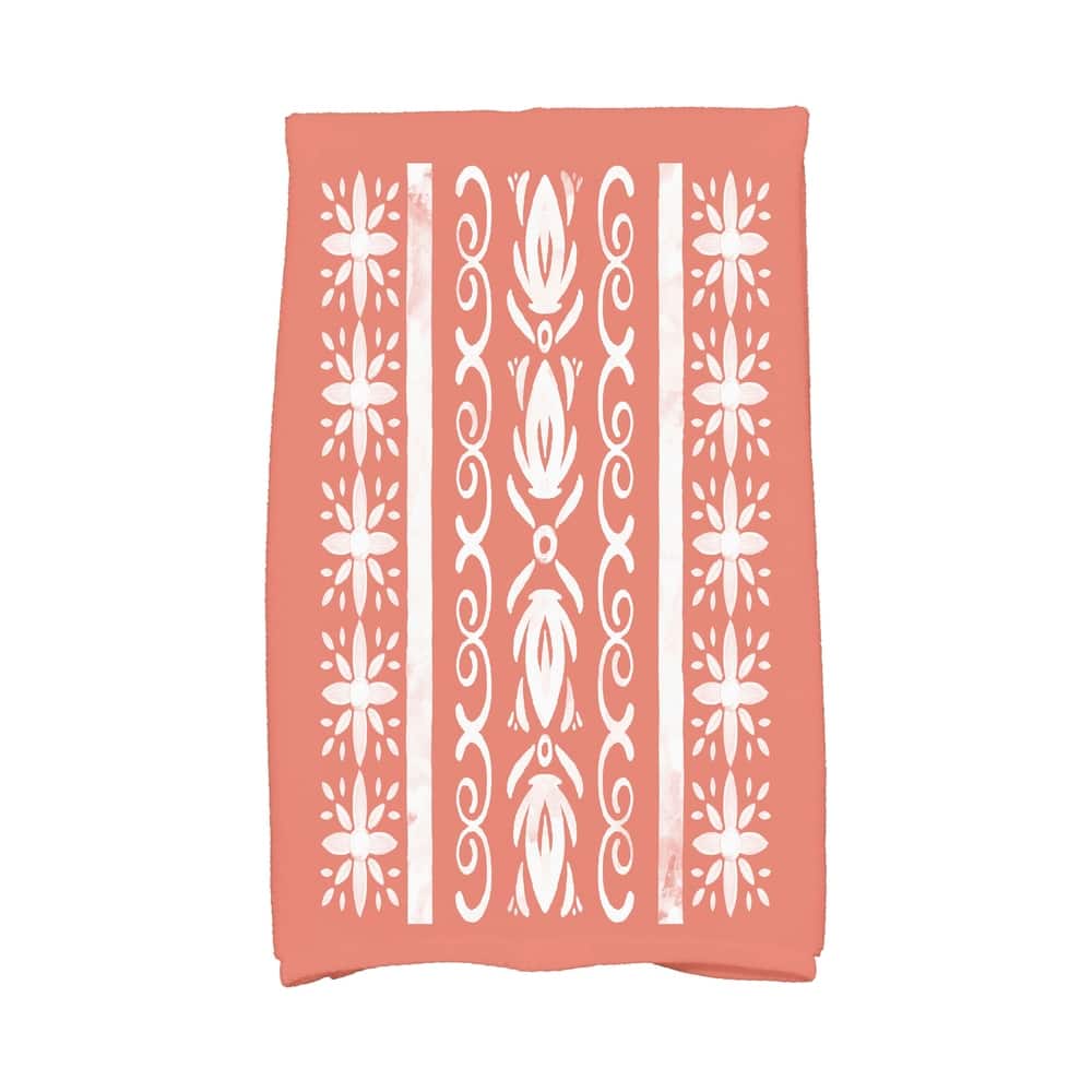 18 x 30 Inch Cuban Tile 2 Geometric Print Hand Towel