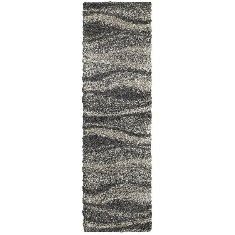 Style Haven Harrison Shadow Waves Shag Rug