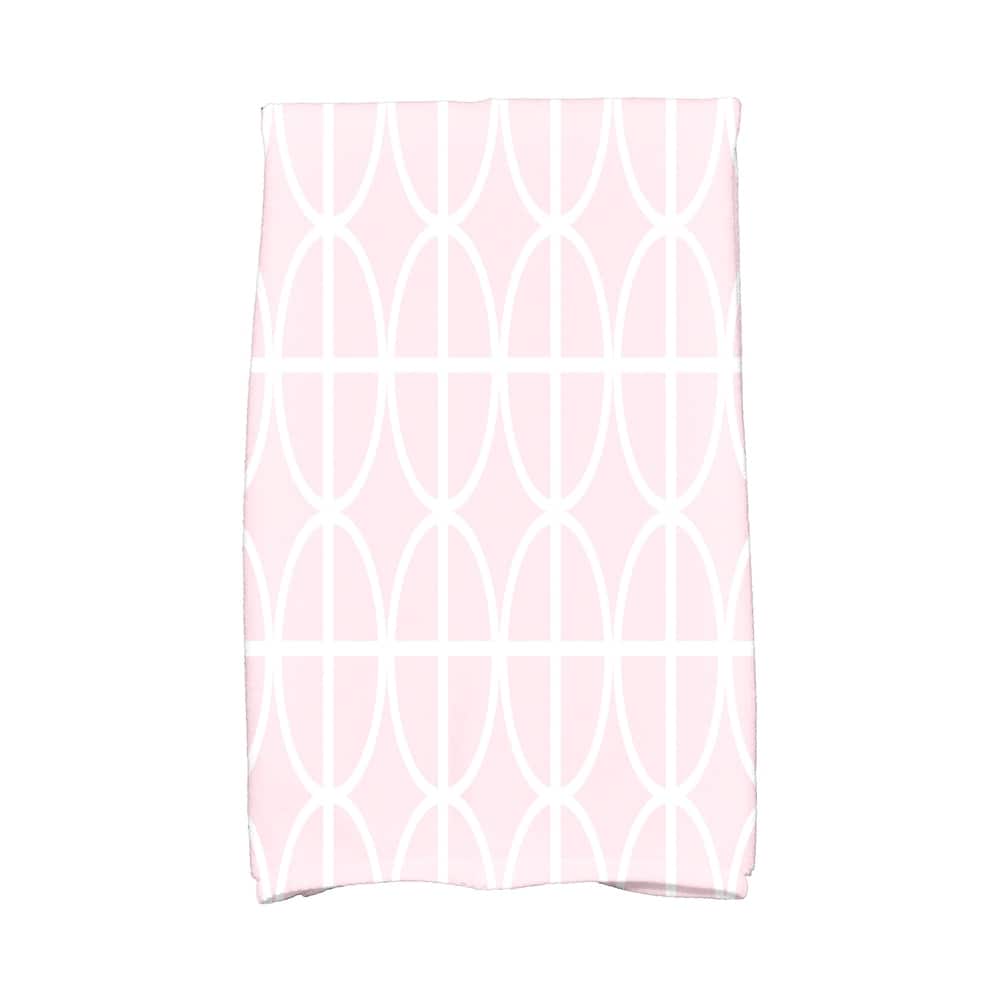 18 x 30 inch Ovals and Stripes Geometric Print Hand Towel
