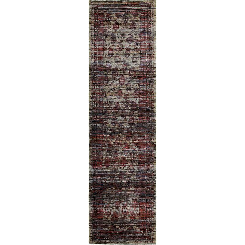 Style Haven Adalynn Distressed Border Panel Area Rug