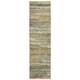 preview thumbnail 31 of 52, Style Haven Halden Textural Stripes Area Rug 2' 6" x 12' - Multi/Gold
