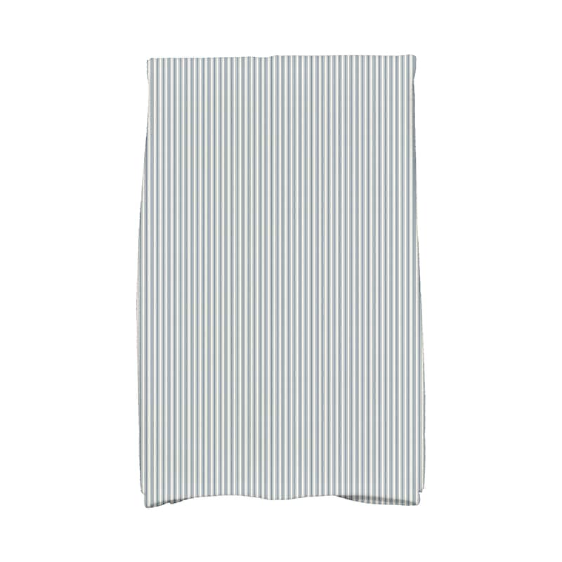18 x 30 inch Ticking Stripe Kitchen Towel - Blue