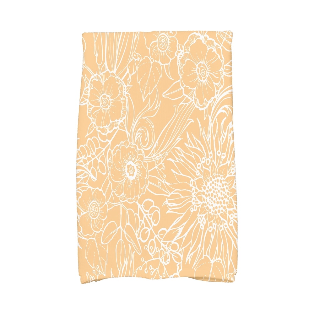 Kitchen towels 3 Pcs, Mustard Yellow/Grey