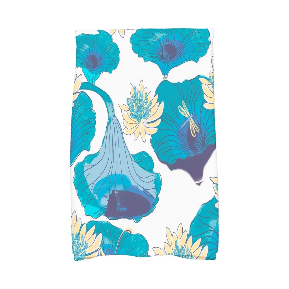 18 x 30 Inch Lotokoi Floral Print Kitchen Towel