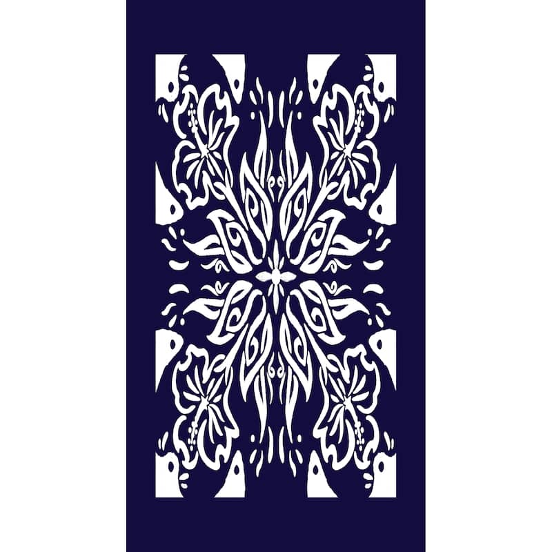 18 x 30 Inch Cuban Tile 3 Geometric Print Kitchen Towel