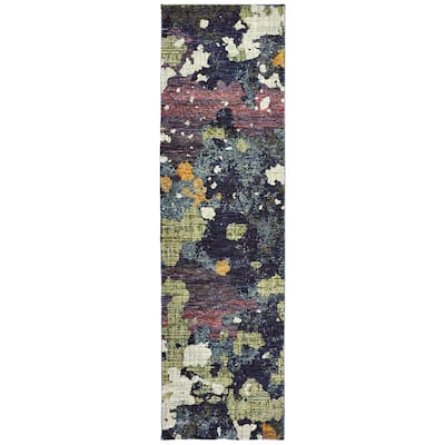 Style Haven Evangeline Dappled Night Area Rug