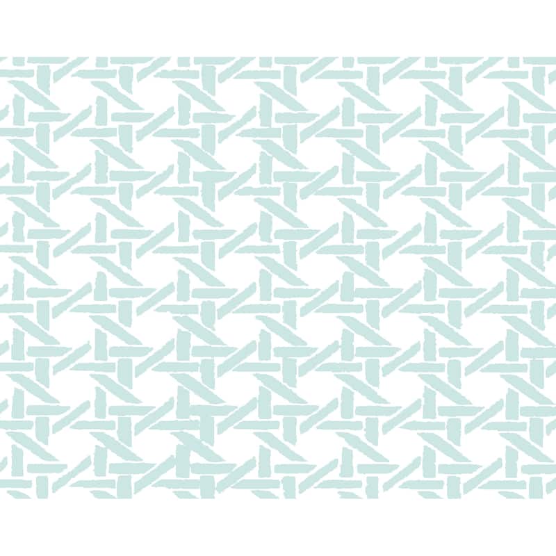 18 x 14 Inch Rattan Geometric Geometric Print Placemat (set of 4)