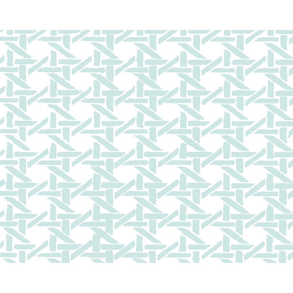 18 x 14 Inch Rattan Geometric Geometric Print Placemat (set of 4)