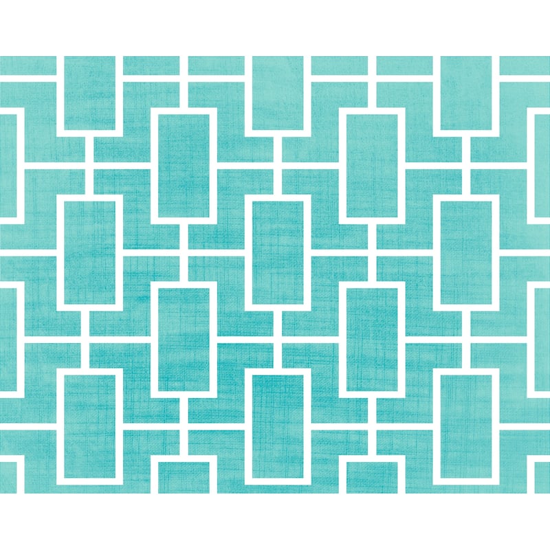 18 x 14 Inch Screen Lattice Geometric Print Placemat (set of 4)