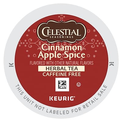 Celestial Seasonings Cinnamon Apple Spice, K-Cup for Keurig Brewers 24 Count