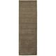 preview thumbnail 42 of 43, Style Haven Heathered Solid Hand-crafted Plush Wool Area Rug 2'6" x 8' Runner - Taupe - Runner/Rectangle