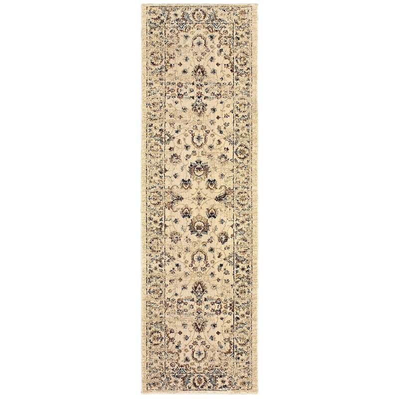 Style Haven Echo Arabesque Distressed Traditional Area Rug