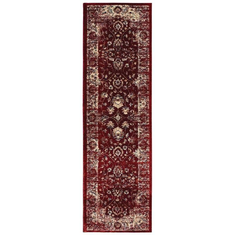 Style Haven Echo Arabesque Distressed Traditional Area Rug