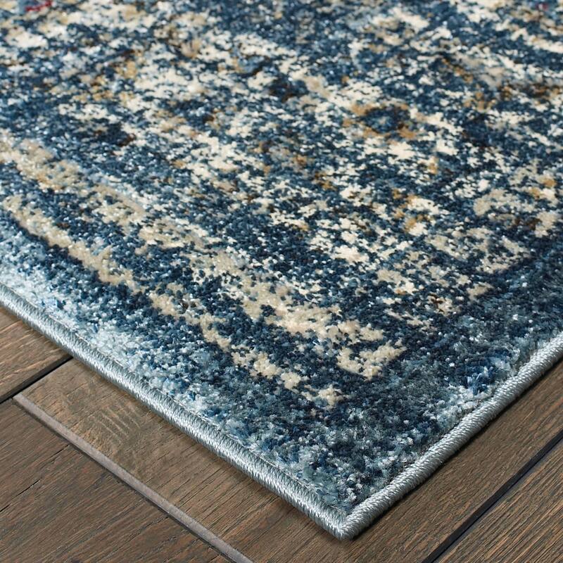 Style Haven Echo Arabesque Distressed Traditional Area Rug