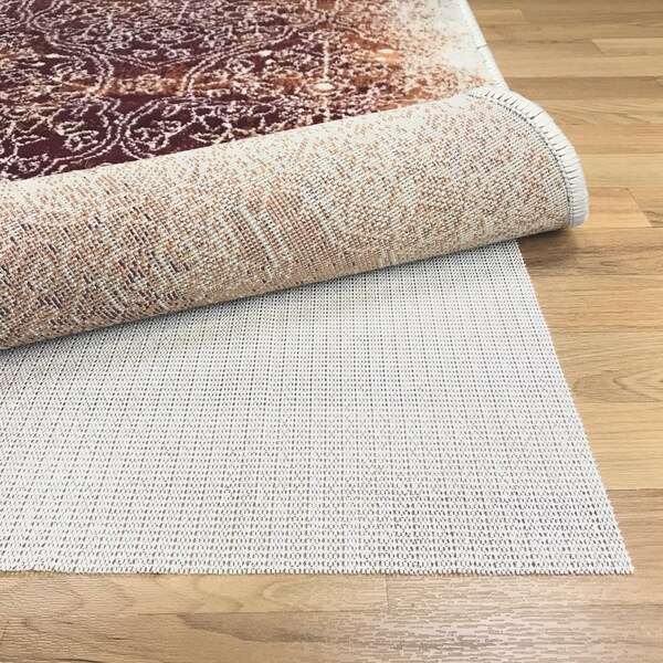 Superior Non-Slip Reversible Hard Surface Area Rug Pad (5' X 8') - Beige - 5' x 8'
