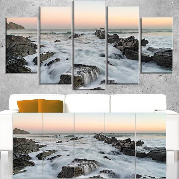 Bay of Biscay Spain Seashore - Extra Large Wall Art Landscape ...