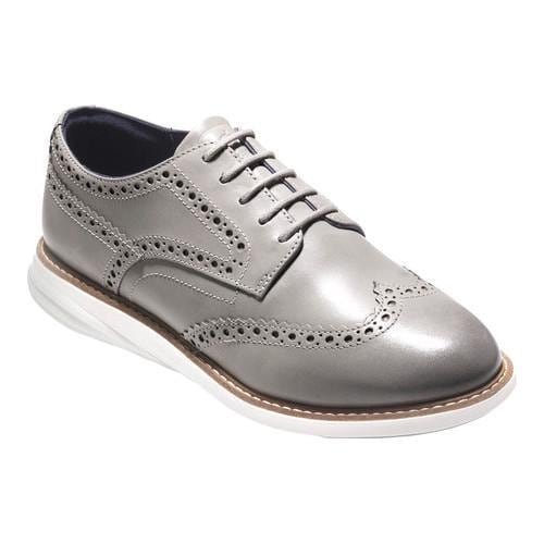 Women's Cole Haan GrandEvolution Wingtip Oxford Ironstone Leather/Ivory