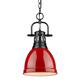 Option black with red shade