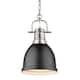 Option pewter with matte black shade