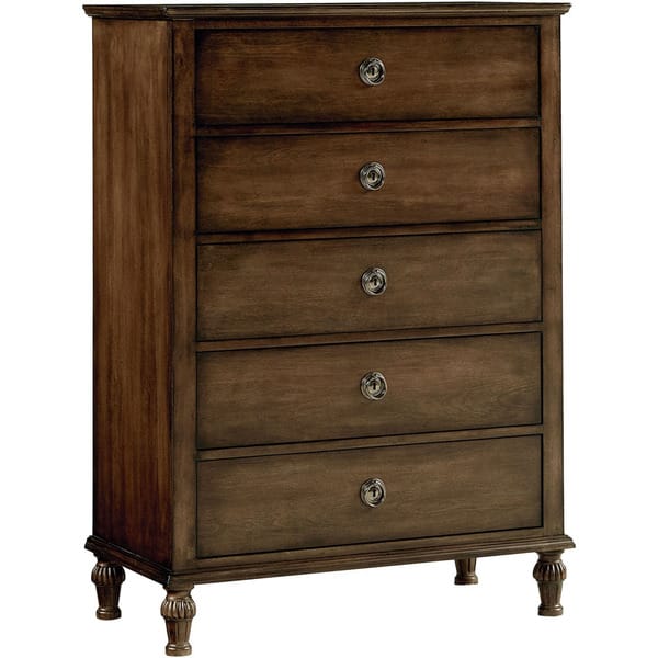 Cambridge Lexington Brown Wood 5drawer Chest 19714846