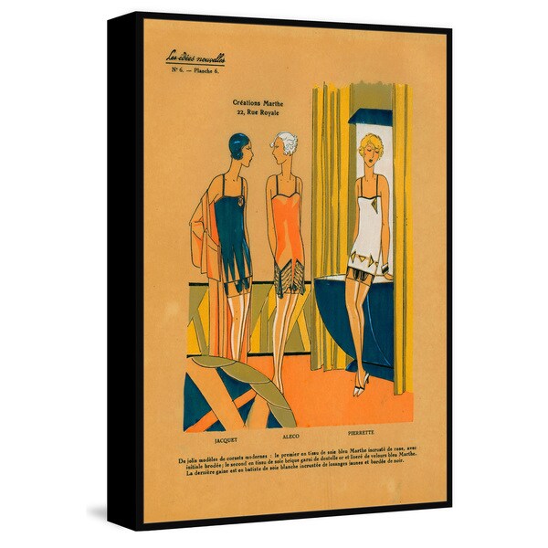 Marmont Hill - Handmade Vintage Style Floater Framed Print on Canvas