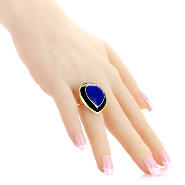 large teardrop ring