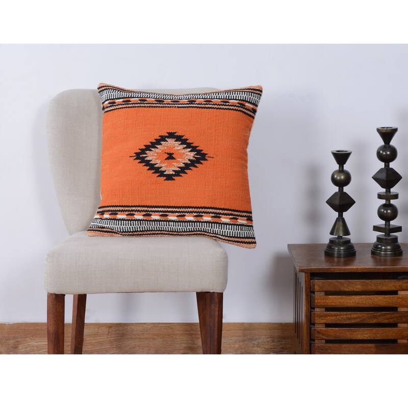 Handmade 20" Cotton Throw Pillow, Set of 2