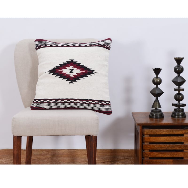 Handmade 20" Cotton Throw Pillow, Set of 2