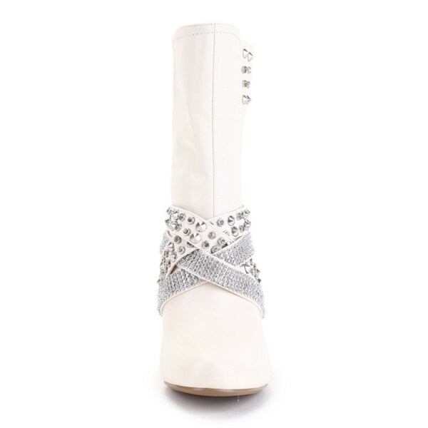 rhinestone studded boots