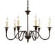 preview thumbnail 1 of 2, LNC 6-Light Chandelier Lighting Candle Candlelabra Chandeliers Ceiling Lights