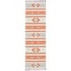 preview thumbnail 4 of 19, Nourison Baja Aztec Print Fringe Area Rug 2' 3" x 7' 6" - Ivory/Grey - Runner