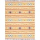 preview thumbnail 18 of 19, Nourison Baja Aztec Print Fringe Area Rug 8' x 10' - Yellow - Runner/Rectangle