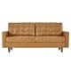 preview thumbnail 8 of 15, Odin Caramel Leather Gel Sofa by iNSPIRE Q Modern