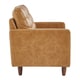 preview thumbnail 9 of 15, Odin Caramel Leather Gel Sofa by iNSPIRE Q Modern