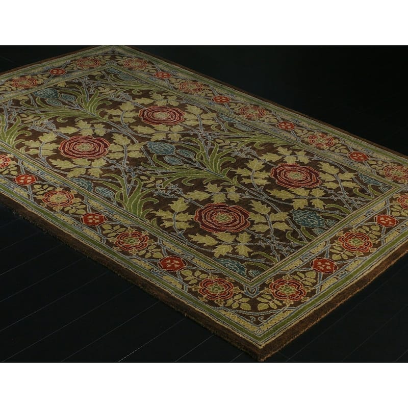 Bashian Hastings Transitional Floral Oriental Hand-tufted Area Rug